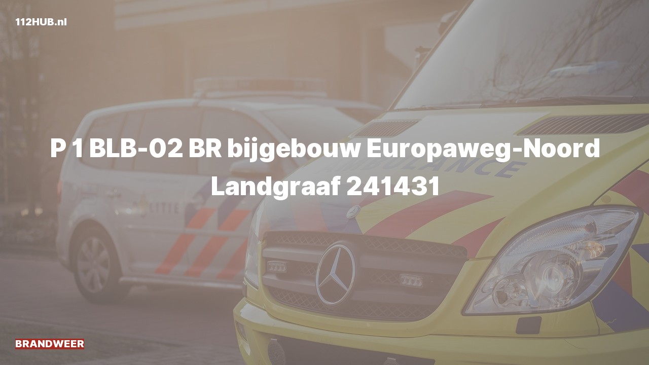 Deelafbeelding voor Brandweer met spoed naar de Europaweg-Noord in Landgraaf.