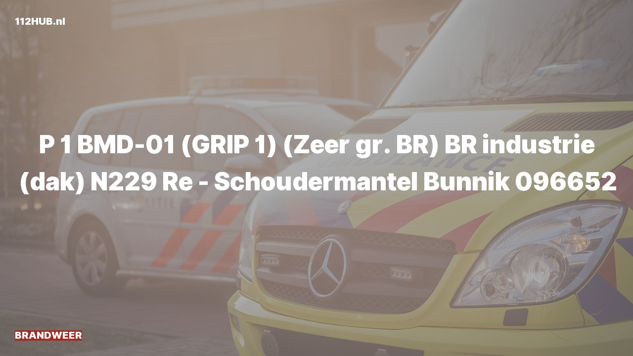 Deelafbeelding voor Brandweer met spoed naar de Schoudermantel in Bunnik.