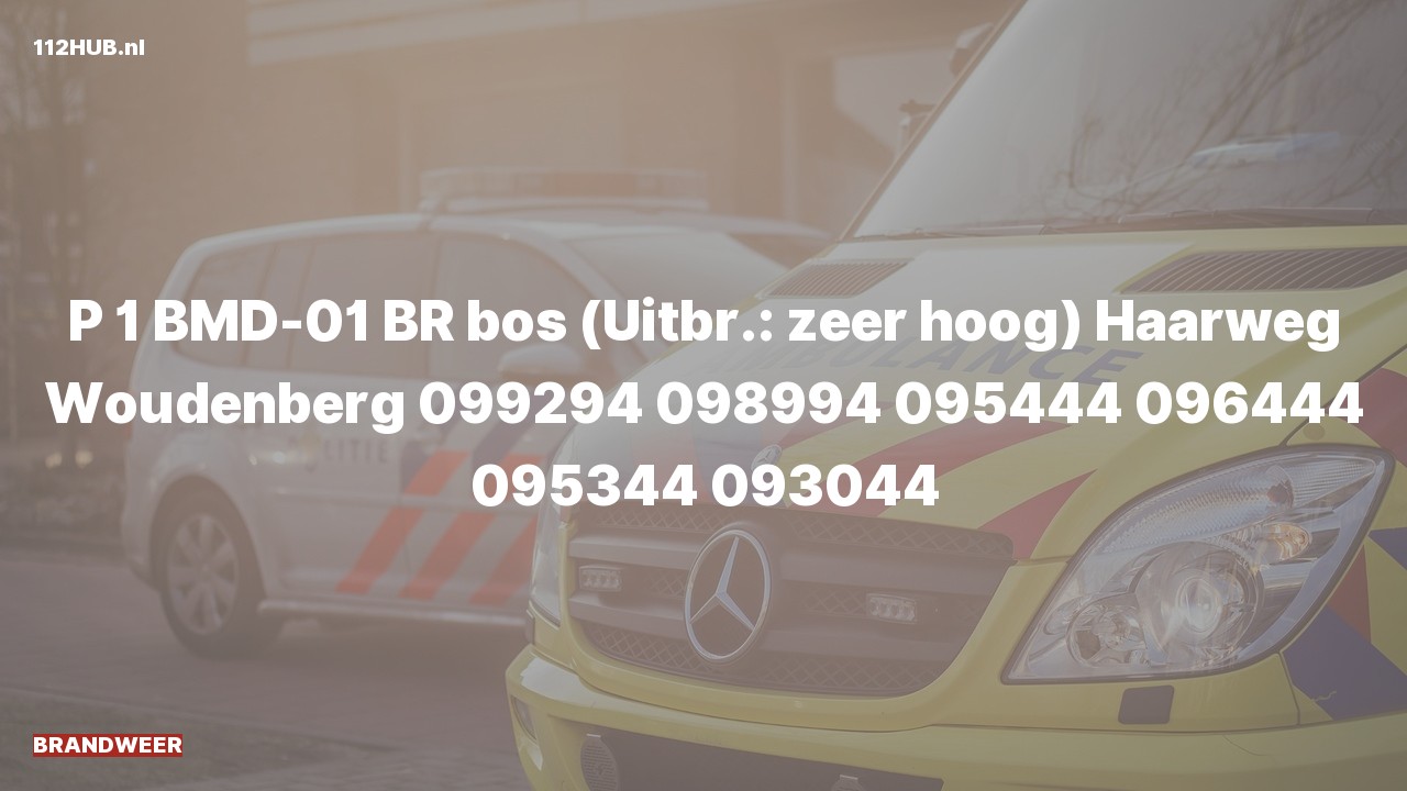 Deelafbeelding voor De brandweer is met spoed uitgerukt voor een brand naar de Haarweg in Woudenberg