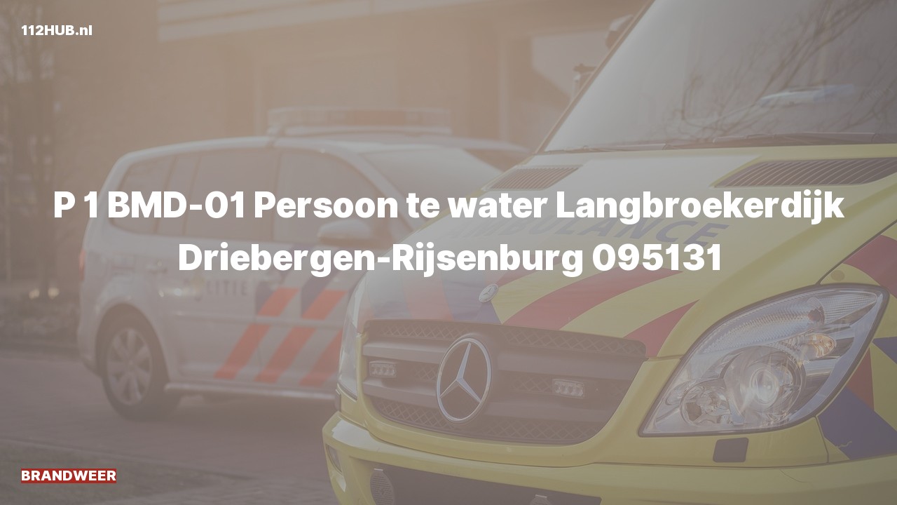 Deelafbeelding voor Brandweer met spoed naar de Langbroekerdijk in Driebergen-Rijsenburg.