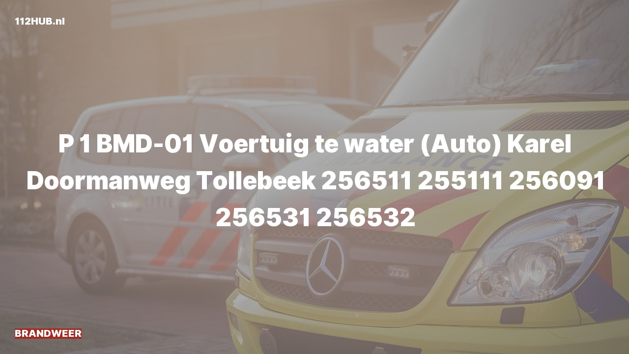 Deelafbeelding voor P2000-melding.