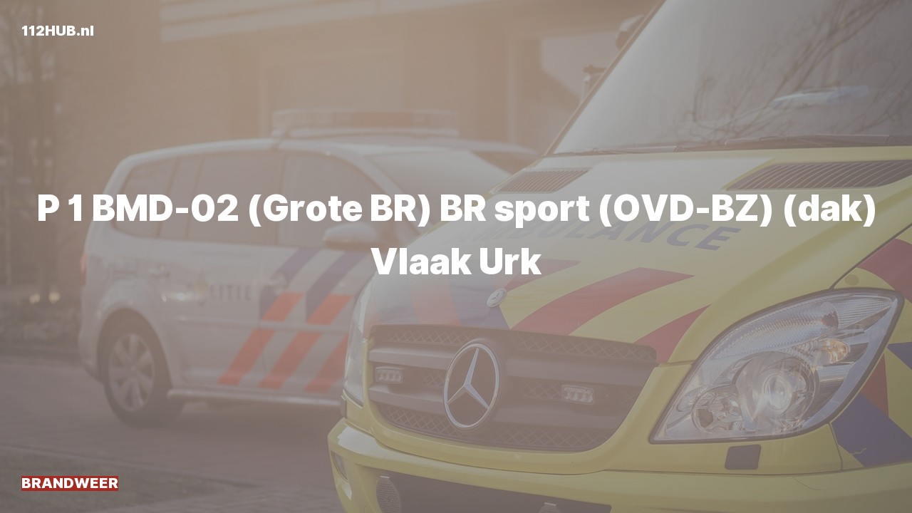 Deelafbeelding voor P2000-melding.