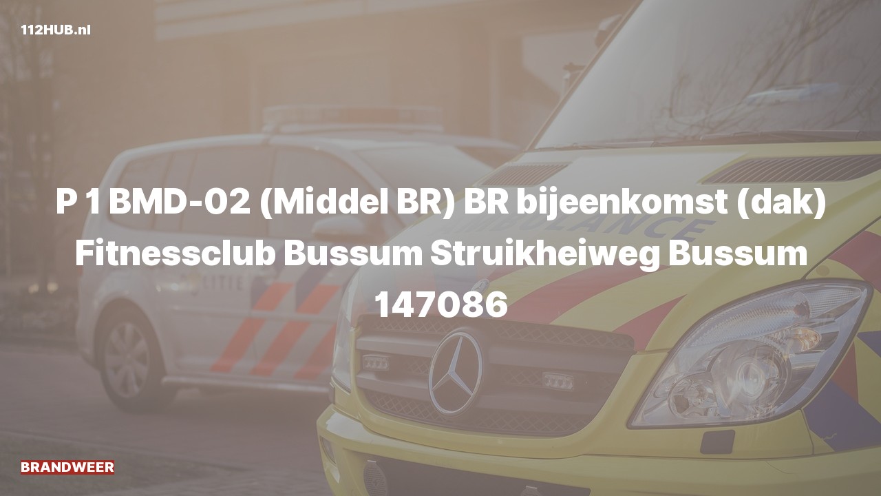 Deelafbeelding voor Brandweer met spoed naar de Struikheiweg in Bussum.