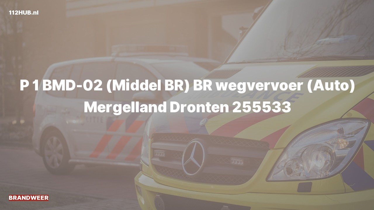 Deelafbeelding voor Brandweer met spoed naar de Mergelland in Dronten.