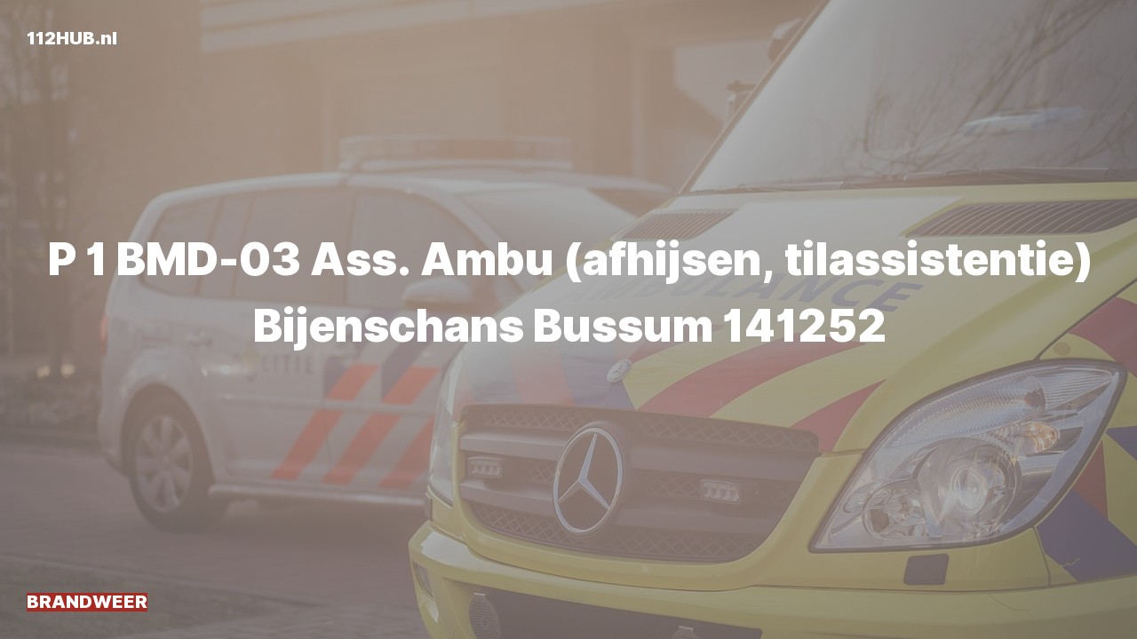 Deelafbeelding voor Brandweer met spoed voor afhijsen naar de Bijenschans in Bussum.