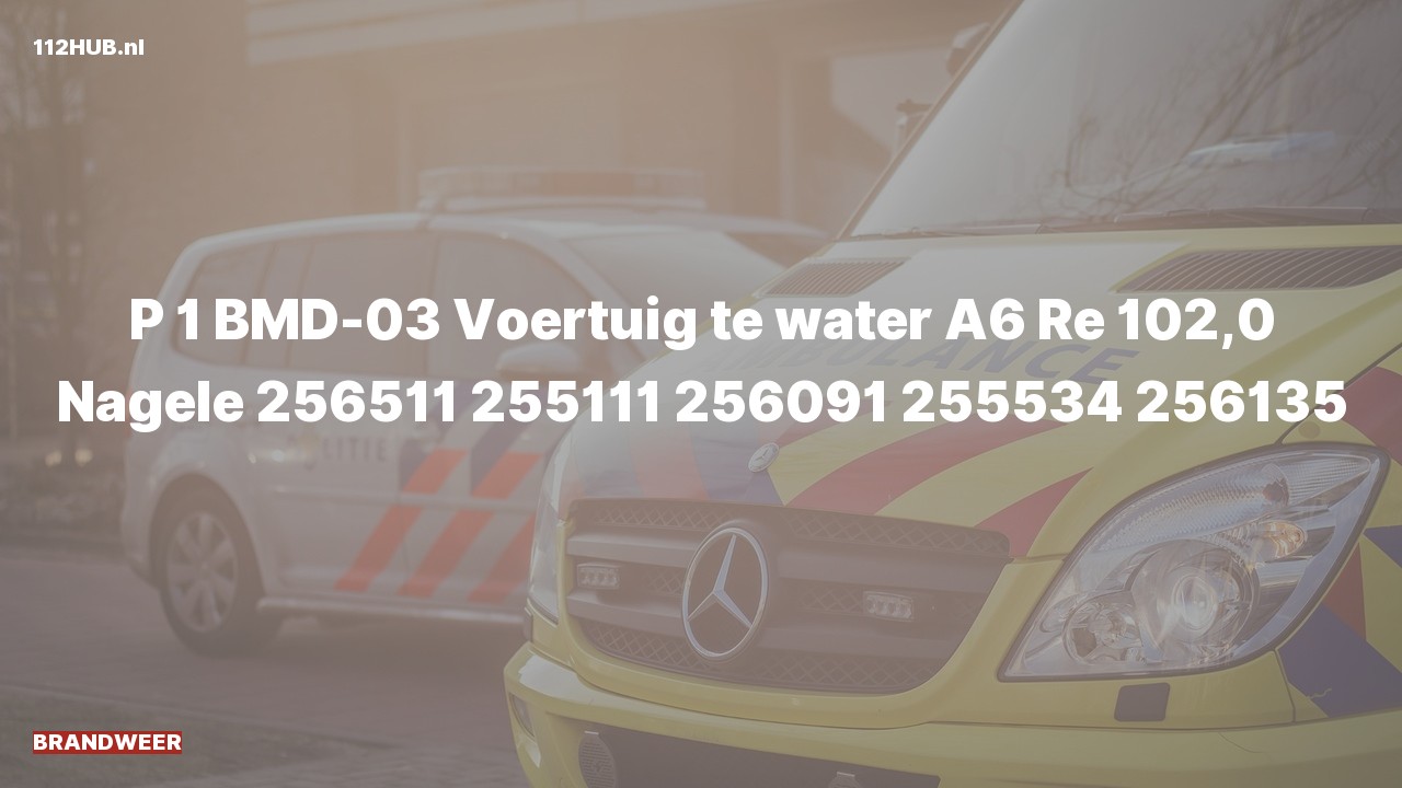 Deelafbeelding voor P2000-melding.