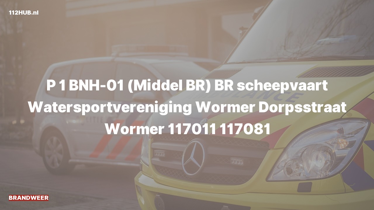 Deelafbeelding voor P2000-melding.