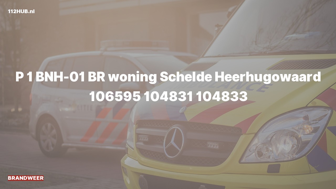 Deelafbeelding voor Brandweer met spoed voor brand in woning naar de Schelde in Heerhugowaard.