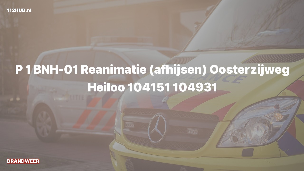 Deelafbeelding voor Brandweer met spoed voor afhijsen naar de Oosterzijweg in Heiloo.