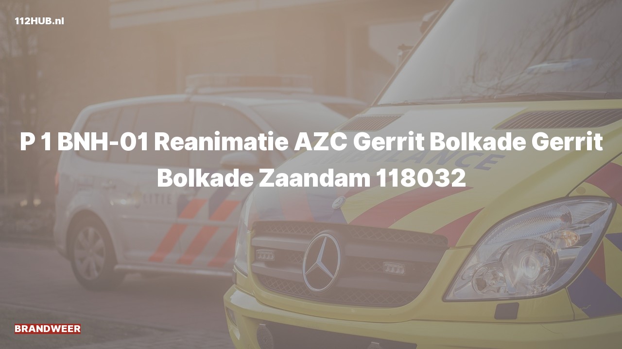 Deelafbeelding voor P2000-melding.