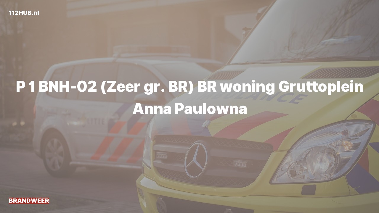 Deelafbeelding voor Brandweer met spoed voor brand in woning naar de Gruttoplein in Anna Paulowna.