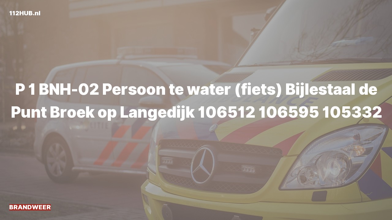 Deelafbeelding voor Brandweer met spoed naar de Bijlestaal in Broek op Langedijk.
