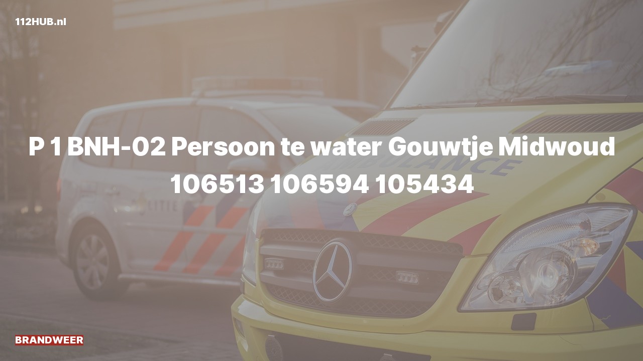 Deelafbeelding voor Brandweer met spoed naar de Gouwtje in Midwoud.