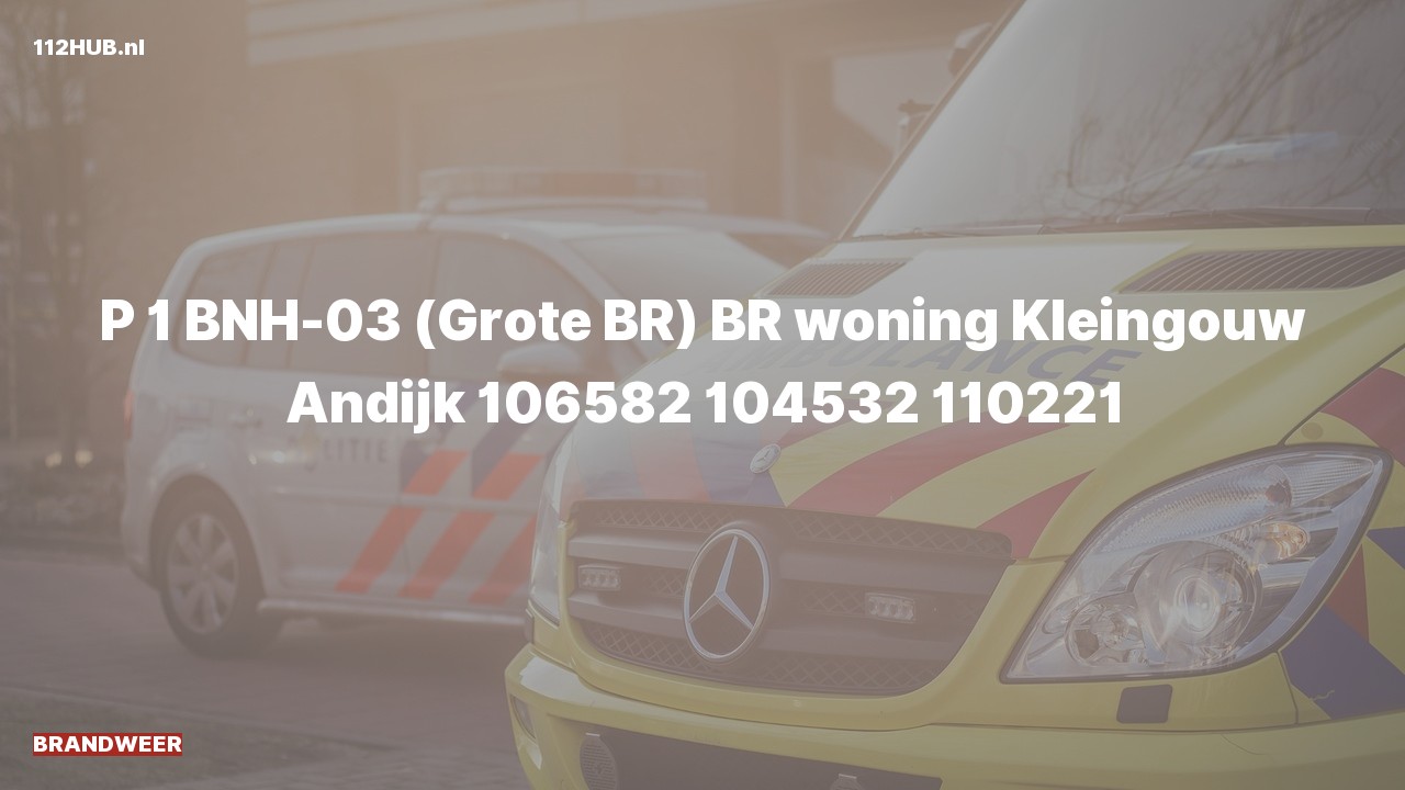 Deelafbeelding voor Brandweer met spoed voor brand in woning naar de Kleingouw in Andijk.