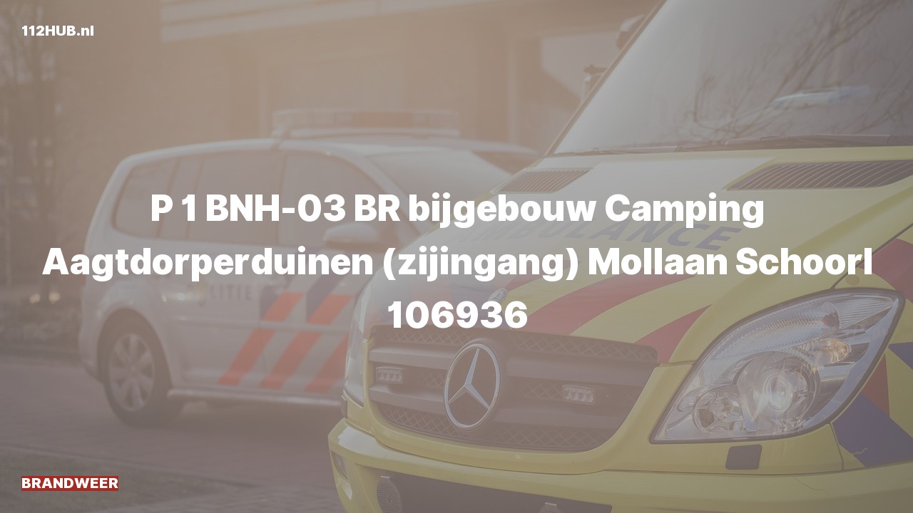 Deelafbeelding voor Brandweer met spoed naar de Mollaan in Schoorl.