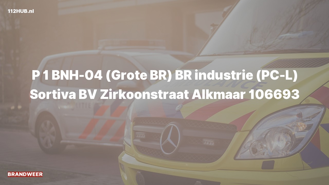 Deelafbeelding voor Brandweer met spoed naar de Zirkoonstraat in Alkmaar.