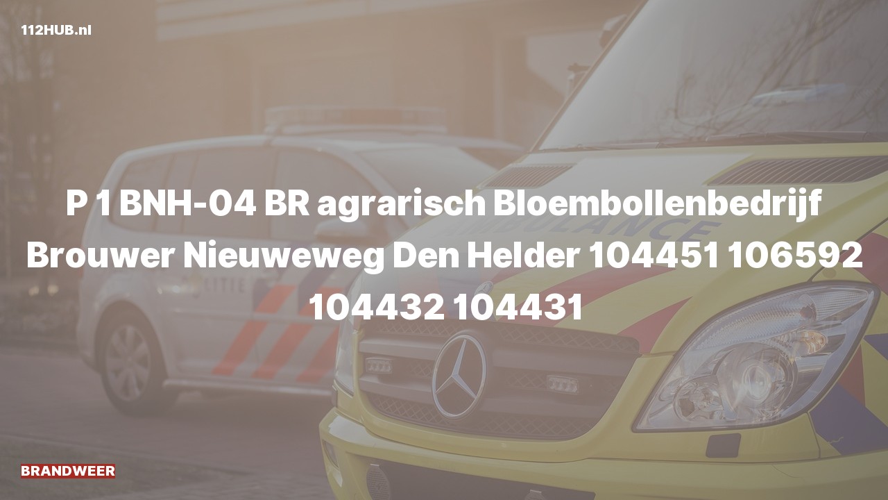 Deelafbeelding voor De brandweer is met spoed uitgerukt voor een brand naar de Nieuweweg in Den Helder