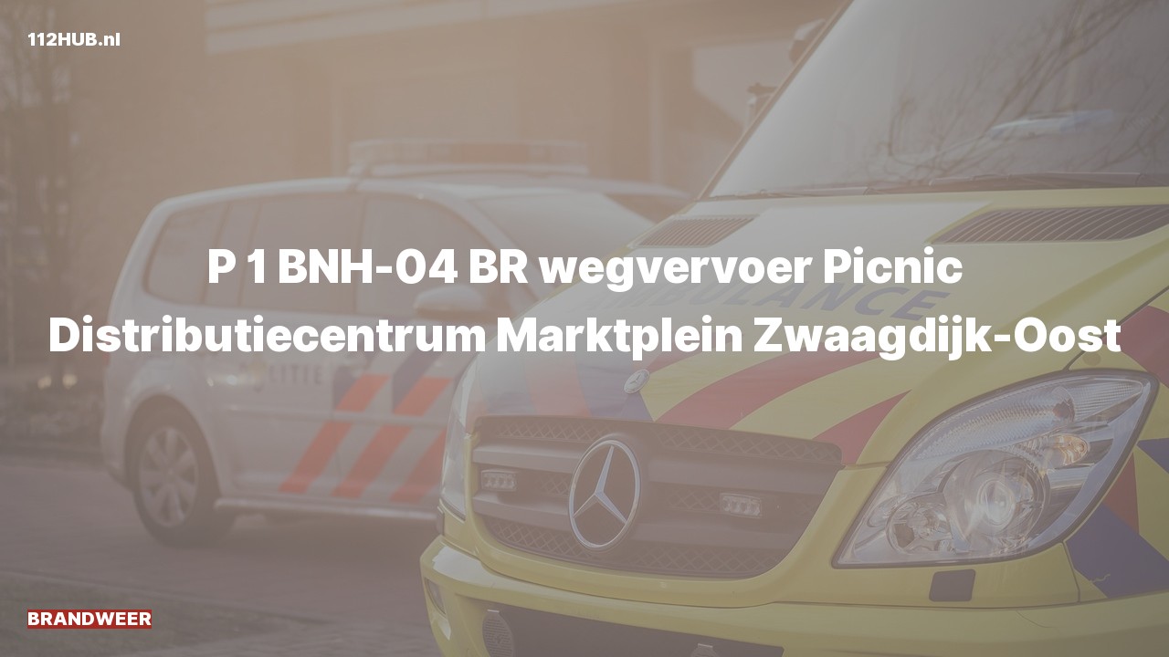 Deelafbeelding voor Brandweer met spoed naar de Marktplein in Zwaagdijk-Oost.