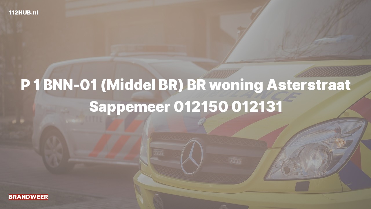 Deelafbeelding voor Brandweer met spoed voor brand in woning naar de Asterstraat in Sappemeer.
