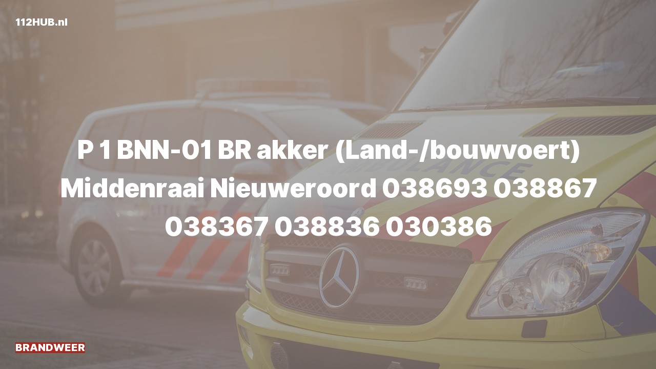 Deelafbeelding voor Brandweer met spoed naar de Middenraai in Nieuweroord.