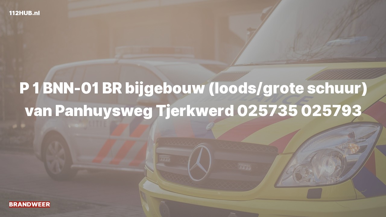 Deelafbeelding voor P2000-melding.