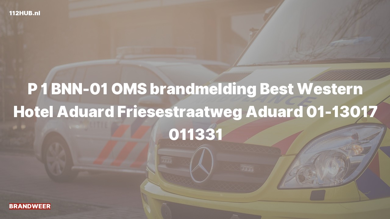Deelafbeelding voor Brandweer met spoed voor automatische brandmelding naar de Friesestraatweg in Aduard.