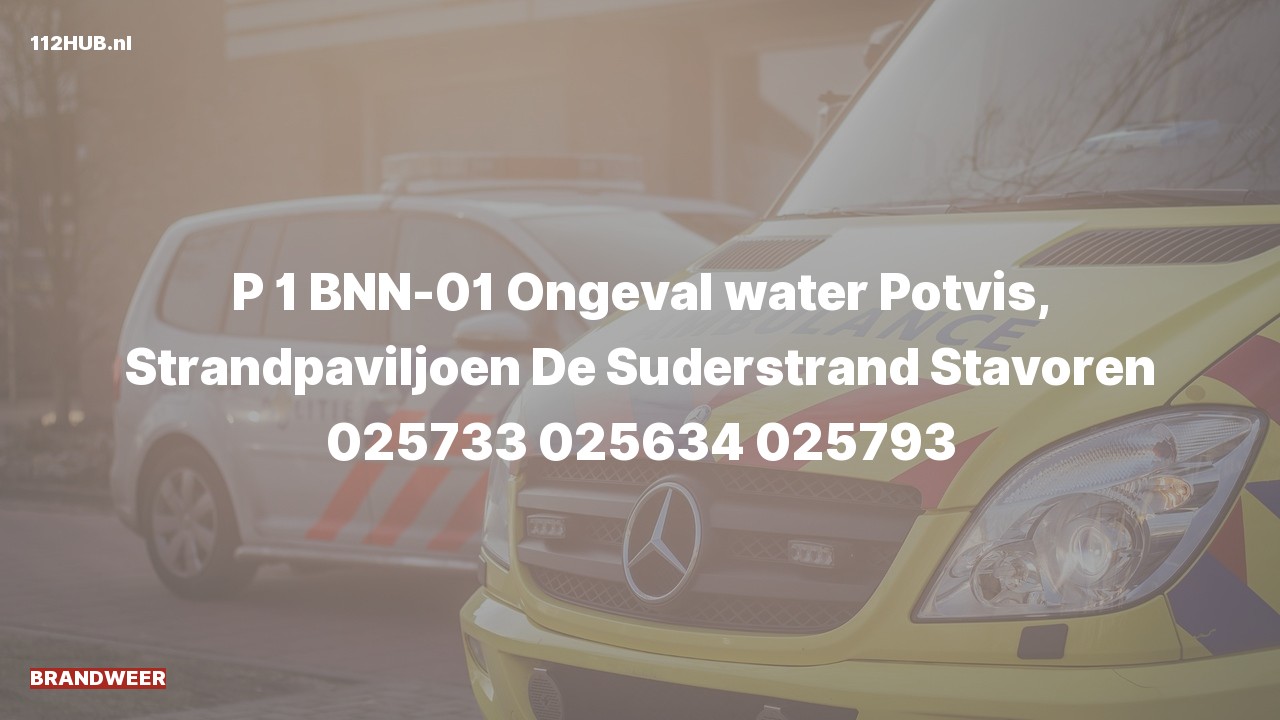 Deelafbeelding voor Brandweer met spoed naar de Suderstrand in Stavoren.