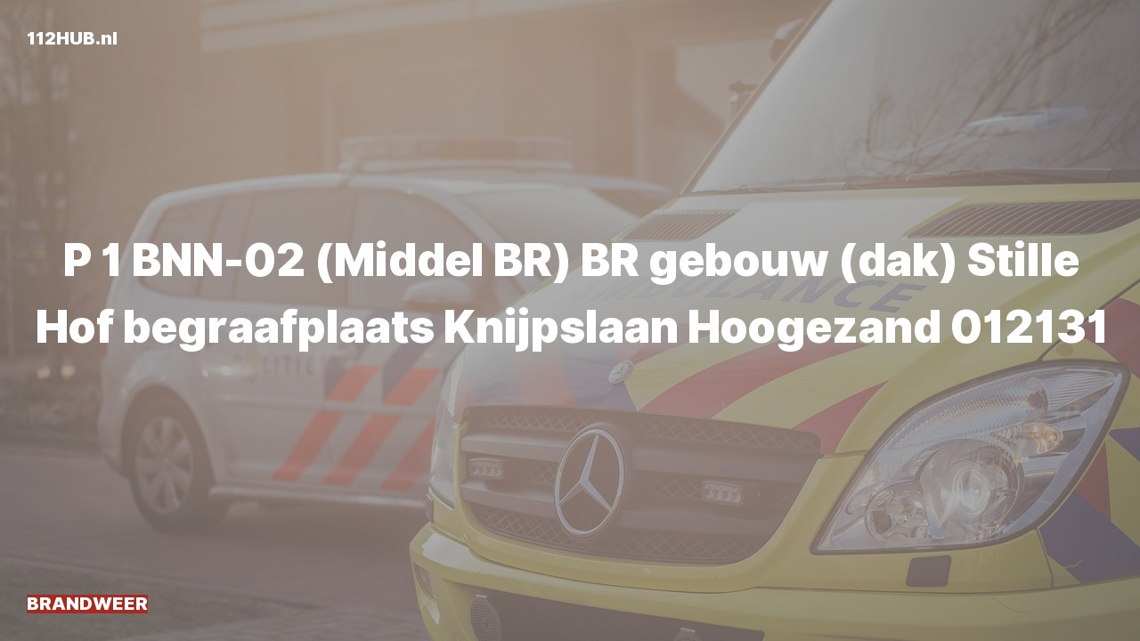 Deelafbeelding voor Brandweer met spoed voor brand in gebouw naar de Knijpslaan in Hoogezand.