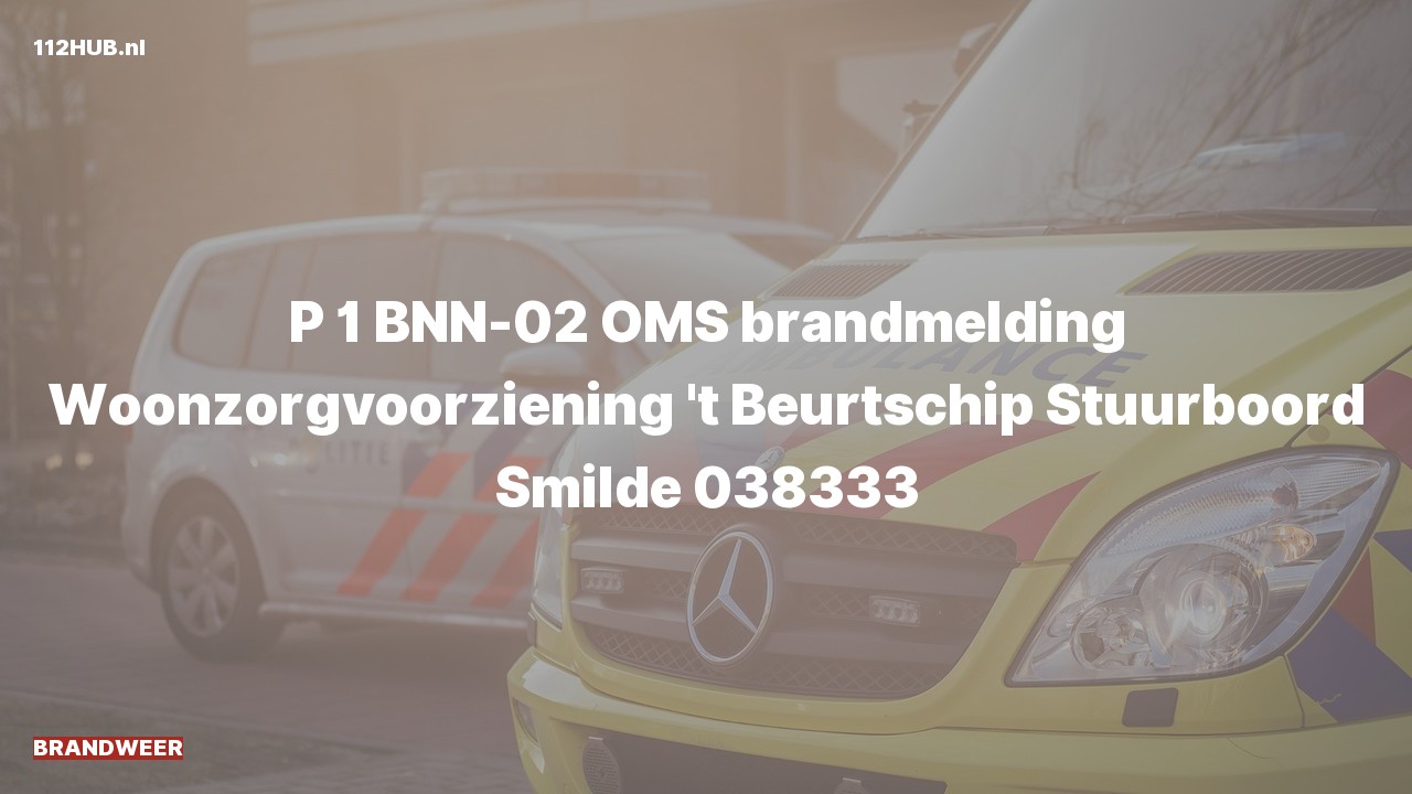 Deelafbeelding voor Brandweer met spoed voor automatische brandmelding naar de Stuurboord in Smilde.