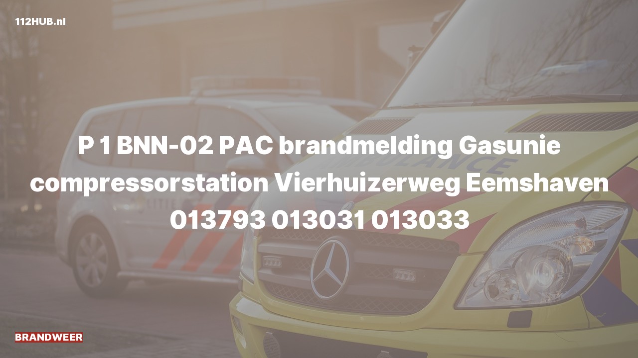 Deelafbeelding voor De brandweer is met spoed uitgerukt voor een brandmelding naar de Vierhuizerweg in Eemshaven