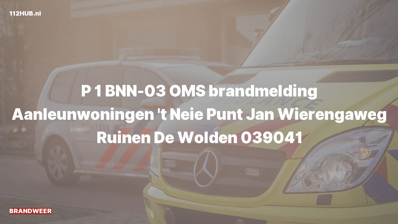 Deelafbeelding voor De brandweer is met spoed uitgerukt voor een automatische brandmelding