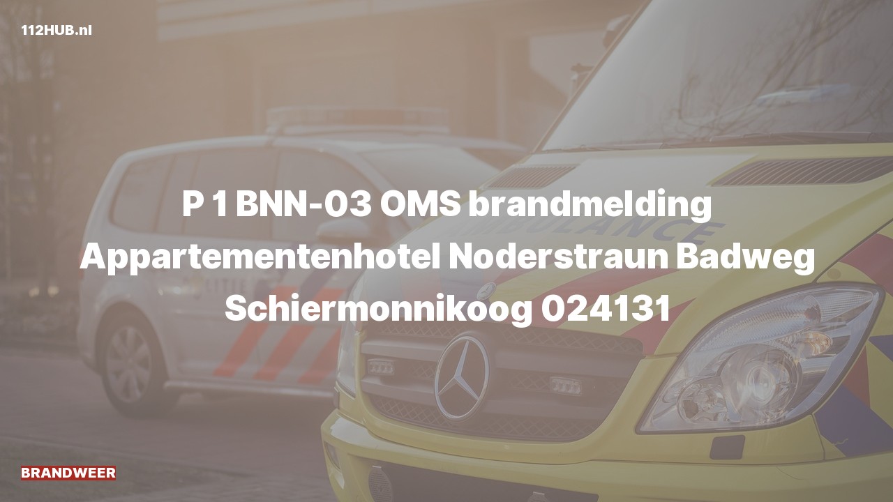 Deelafbeelding voor Brandweer met spoed voor automatische brandmelding naar de Badweg in Schiermonnikoog.