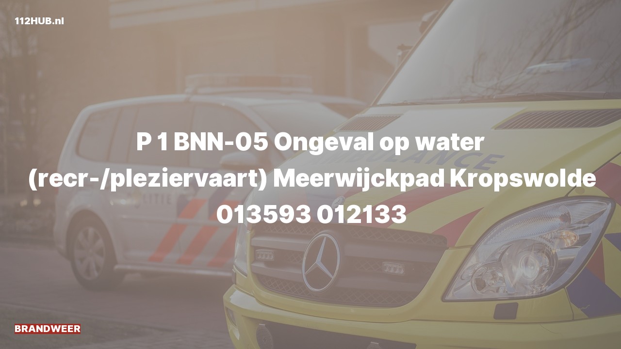 Deelafbeelding voor De brandweer is met spoed uitgerukt voor een ongeval