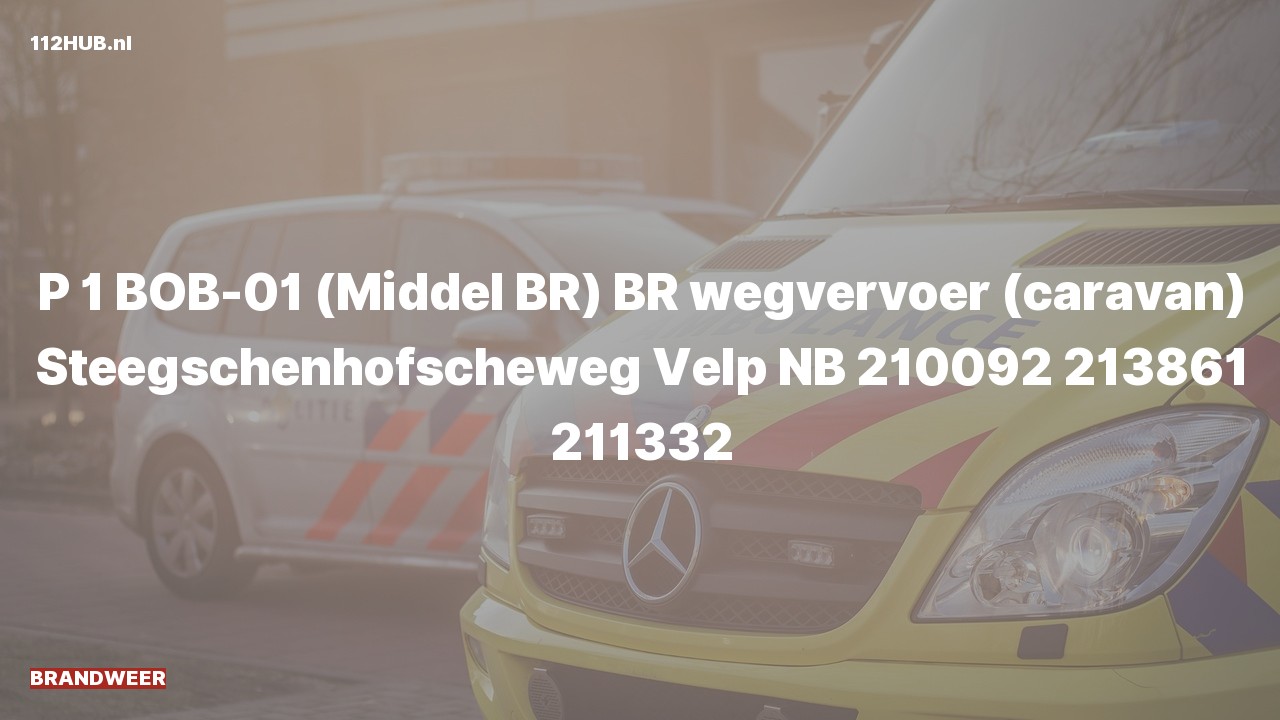 Deelafbeelding voor P2000-melding.
