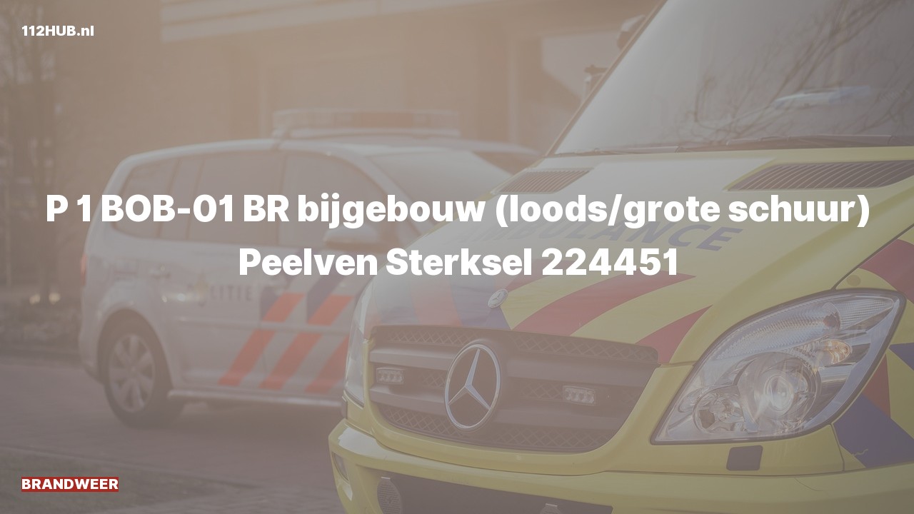 Deelafbeelding voor Brandweer met spoed naar de Peelven in Sterksel.