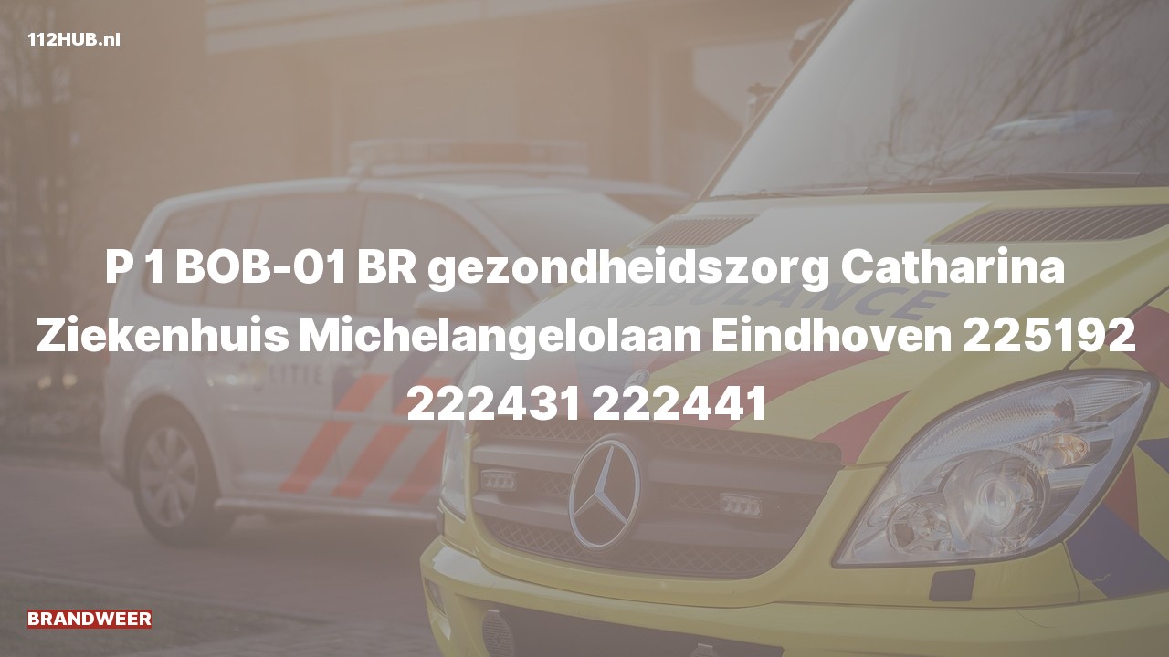 Deelafbeelding voor P2000-melding.