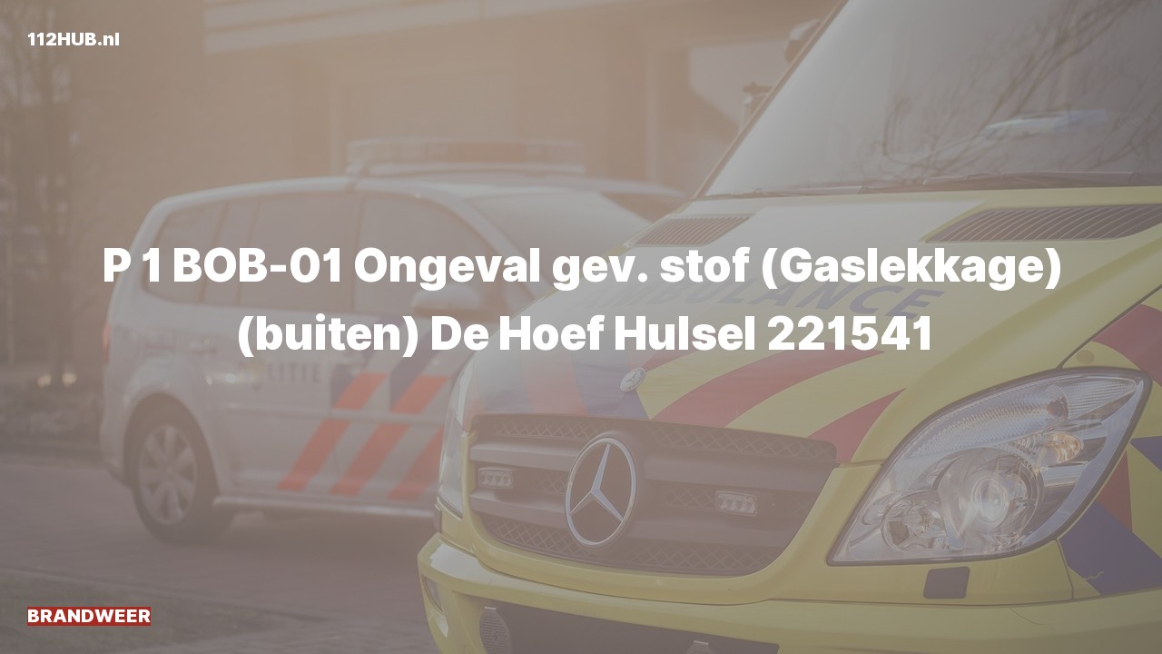 Deelafbeelding voor Brandweer met spoed naar de De Hoef in Hulsel.