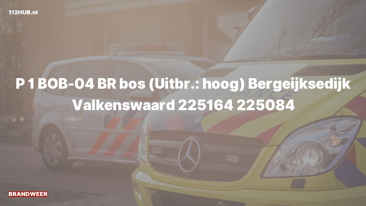 Deelafbeelding voor Brandweer met spoed naar de Bergeijksedijk in Valkenswaard.