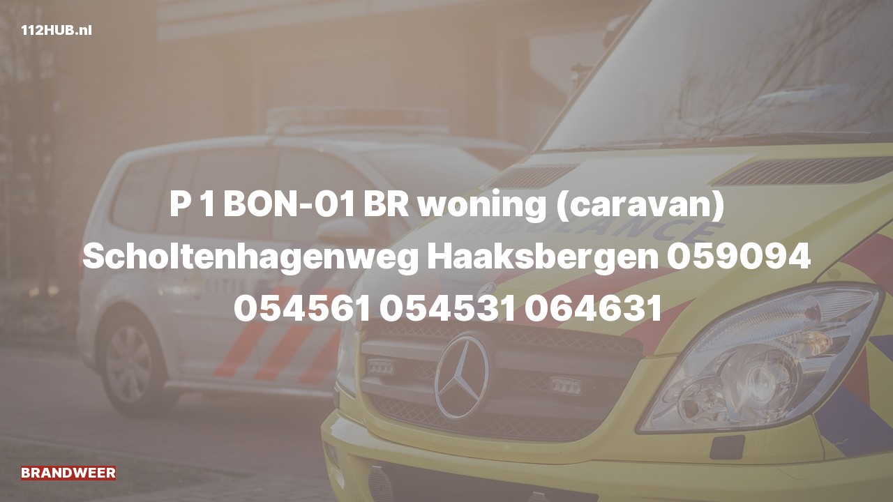 Deelafbeelding voor De brandweer is met spoed uitgerukt voor een woningbrand naar de Scholtenhagenweg in Haaksbergen