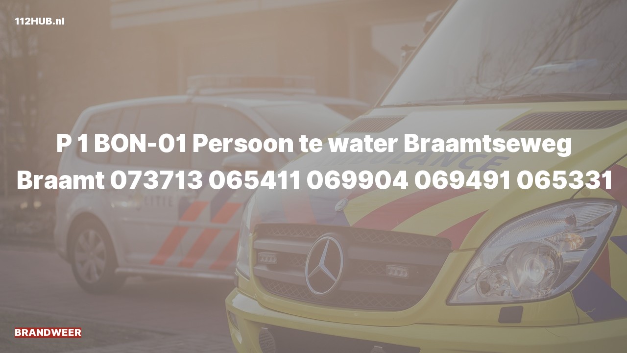Deelafbeelding voor P2000-melding.