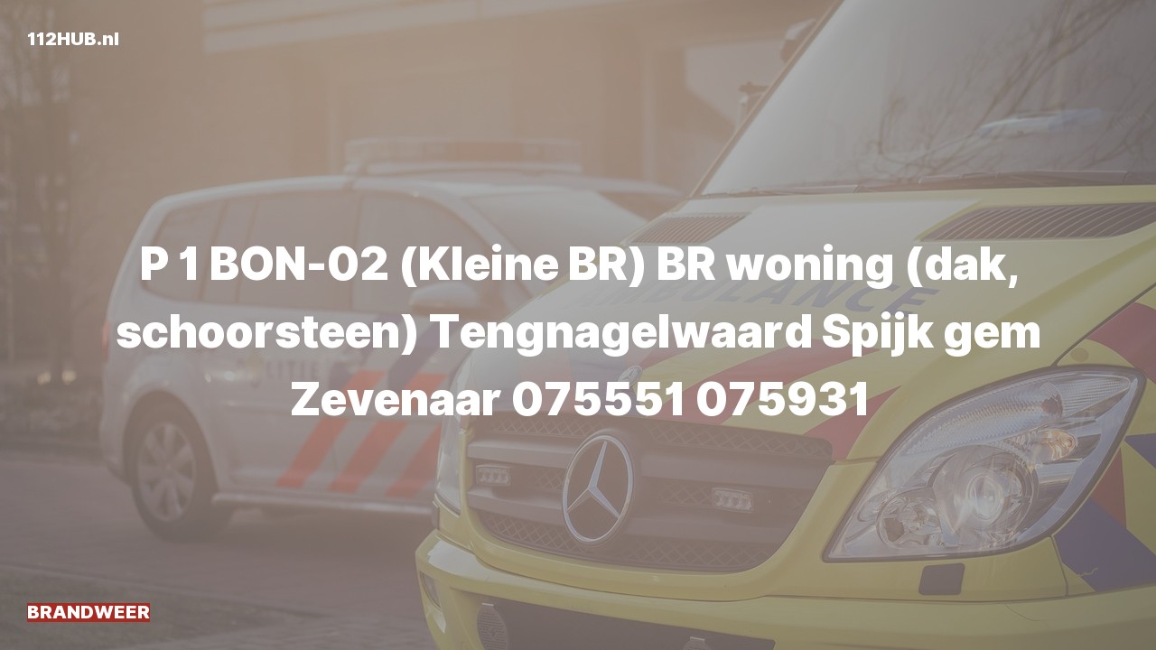 Deelafbeelding voor P2000-melding voor schoorsteenbrand in woning.