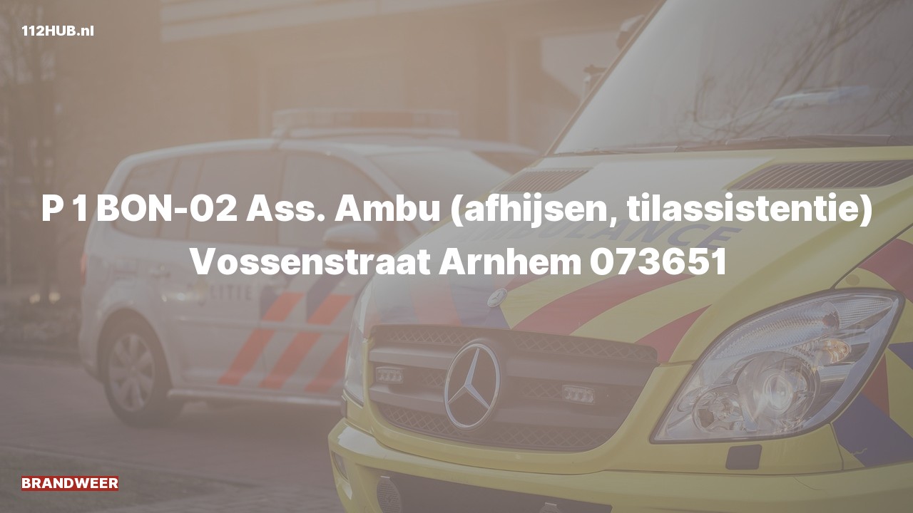 Deelafbeelding voor Brandweer met spoed voor afhijsen naar de Vossenstraat in Arnhem.