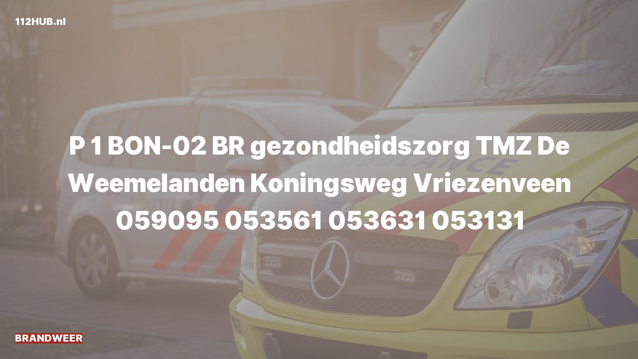 Deelafbeelding voor De brandweer is met spoed uitgerukt voor een brand naar de Koningsweg in Vriezenveen