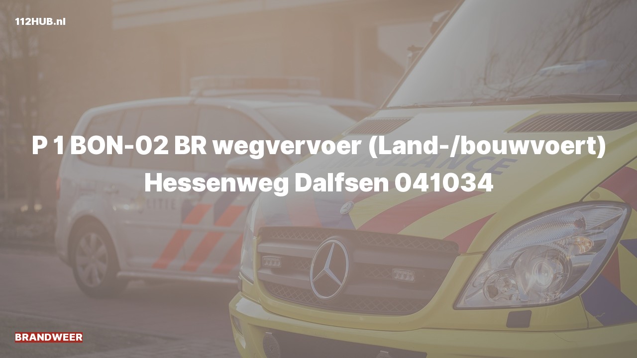 Deelafbeelding voor Brandweer met spoed naar de Hessenweg in Dalfsen.