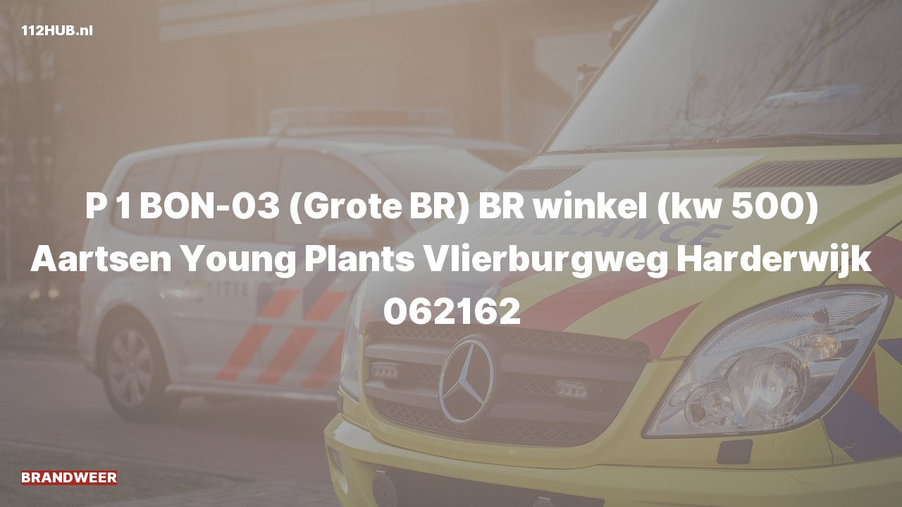 Deelafbeelding voor De brandweer is met spoed uitgerukt voor een brand naar de Vlierburgweg in Harderwijk