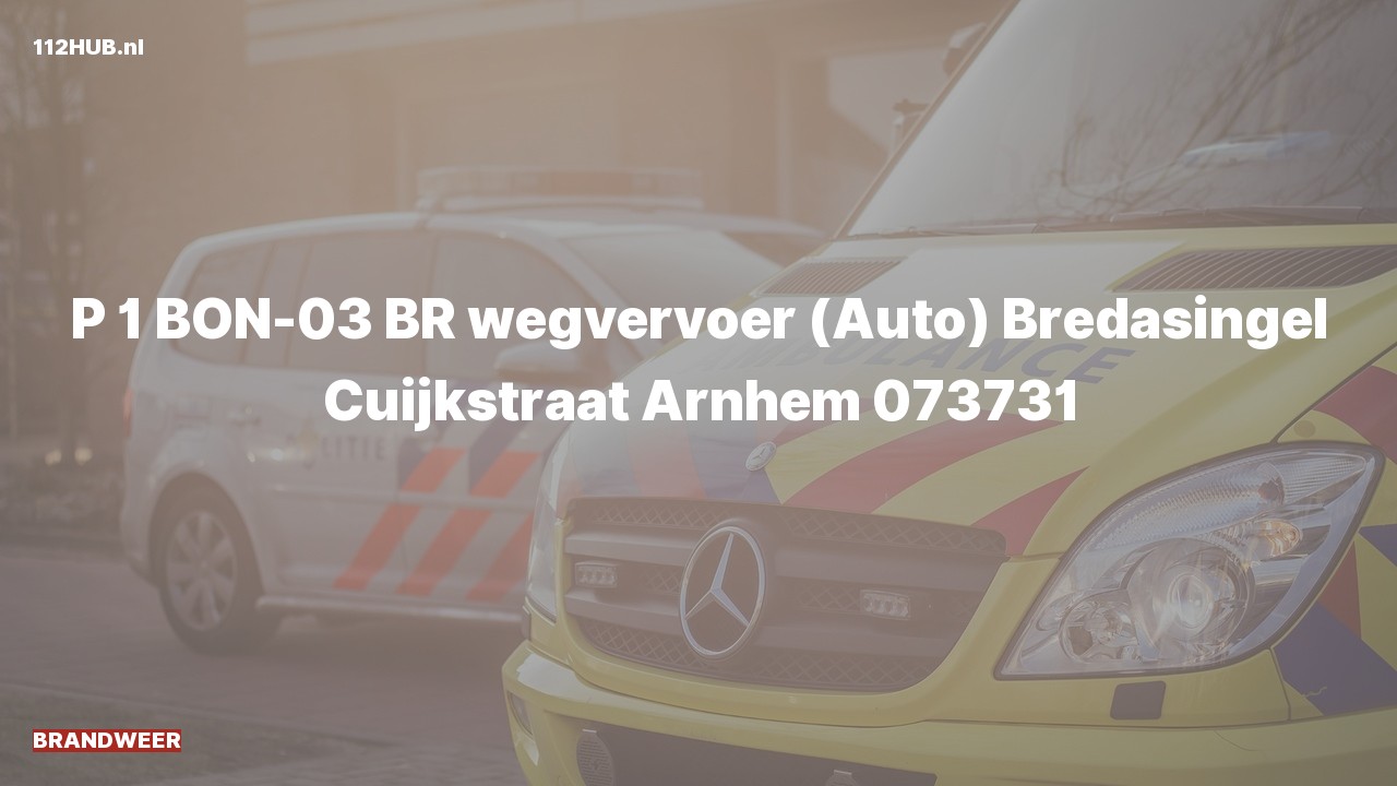 Deelafbeelding voor De brandweer is met spoed uitgerukt voor een brand naar de Bredasingel in Arnhem