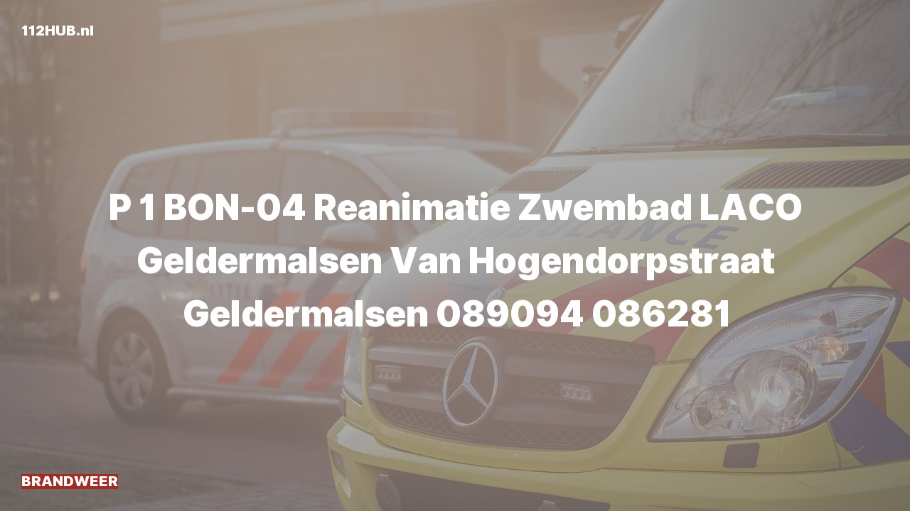 Deelafbeelding voor Brandweer met spoed naar de Van Hogendorpstraat in Geldermalsen.
