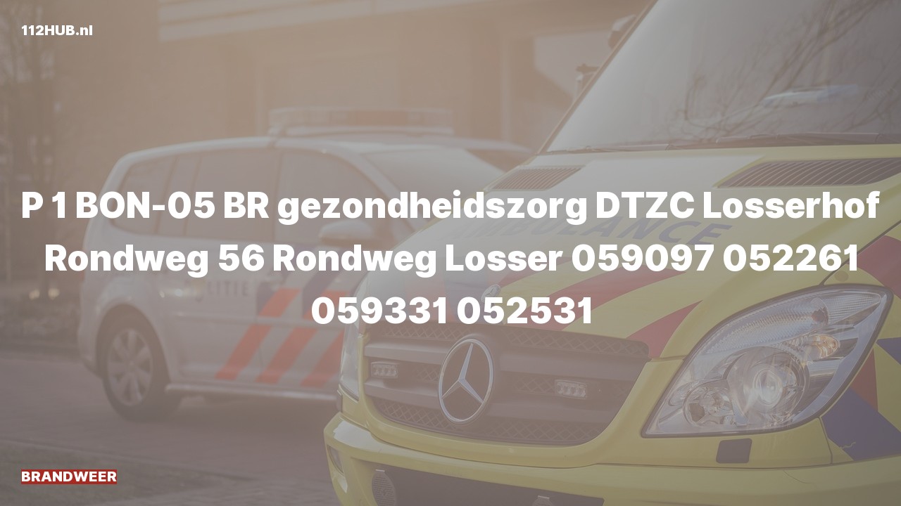 Deelafbeelding voor De brandweer is met spoed uitgerukt voor een brand naar de Rondweg in Losser