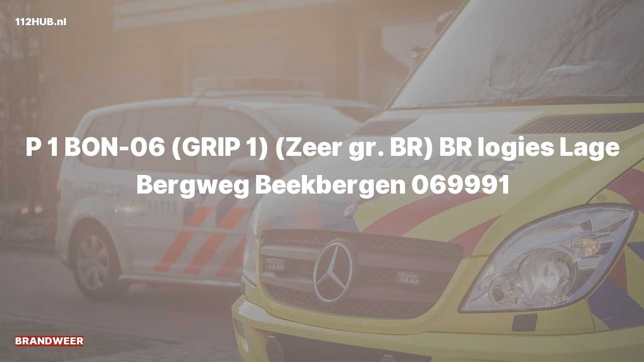 Deelafbeelding voor Brandweer met spoed naar de Lage Bergweg in Beekbergen.