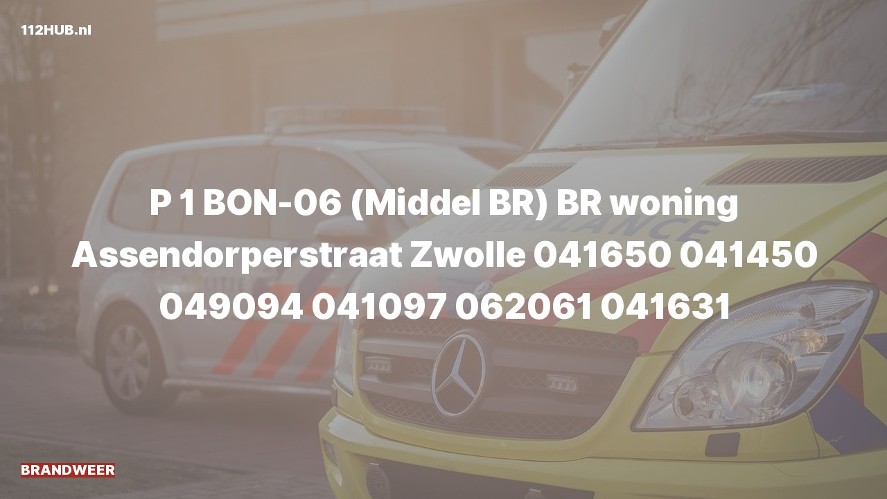 Deelafbeelding voor De brandweer is met spoed uitgerukt voor een woningbrand naar de Assendorperstraat in Zwolle